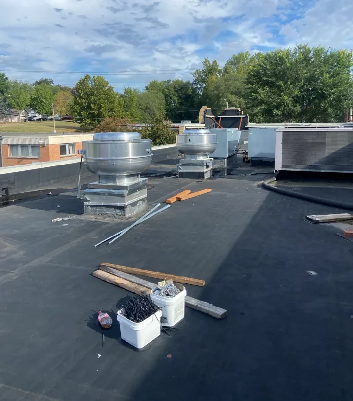 Roof coating surface detail